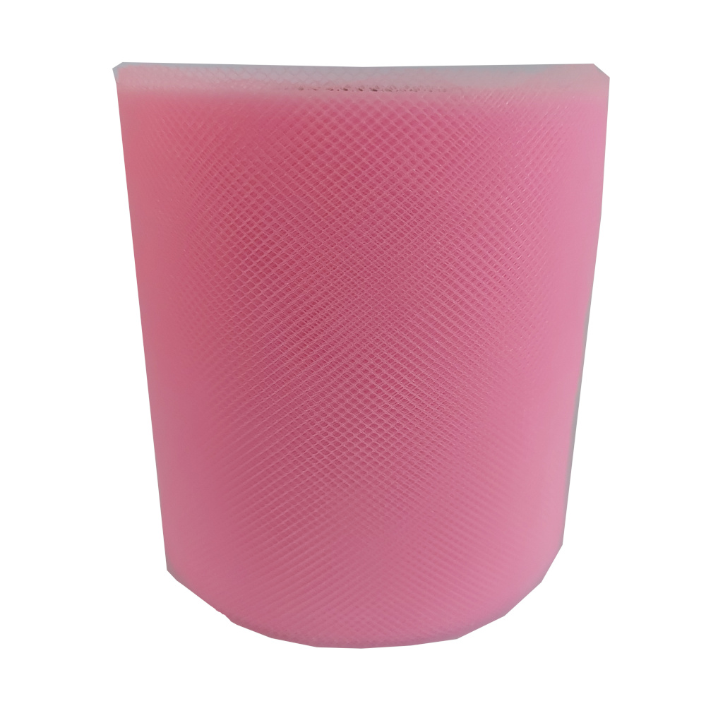 Pink Tulle Ribbon - Width 10 cm